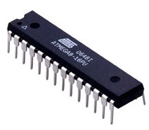 Общий вид микроконтроллера ATmega8