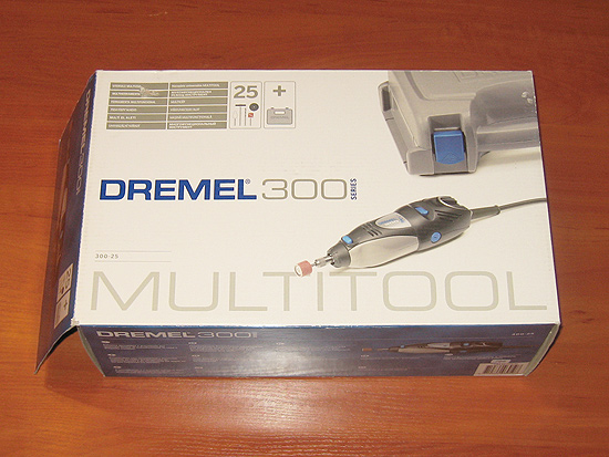 Вид спереди на упаковку DREMEL 300 Series (300-25)