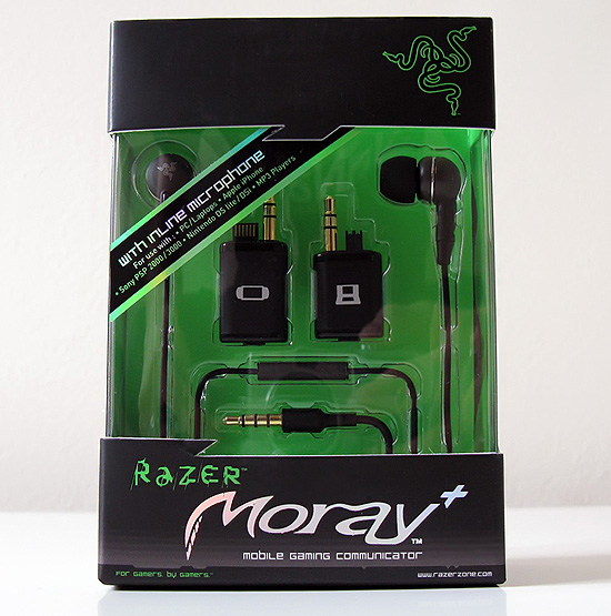 Наушники Razer Moray+ в упаковке
