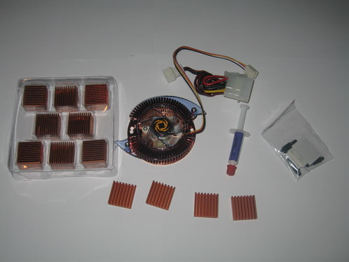 Комплектация VGA Chipset cooler и BGA Ram Freezer