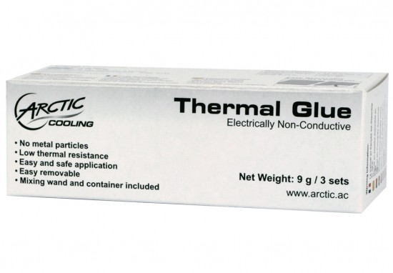 Общий вид упаковки термоклея G-1 Thermal Glue от Arctic Cooling