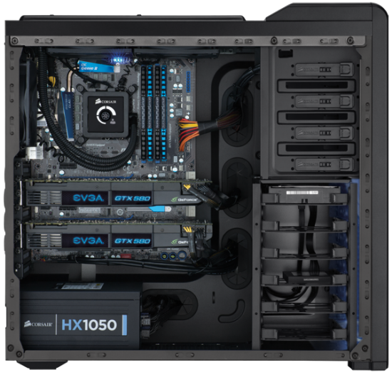 Несмотря на бюджетность, Corsair CARBIDE 400R позволяет установить серьезную начинку