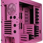 Вид сзадни на розовый NZXT Phantom