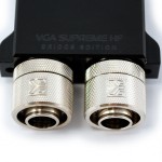 Фитинги на ватерблоке EK-VGA Supreme HF Bridge Editon