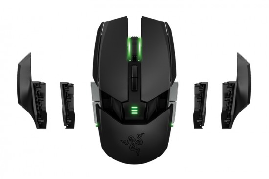 Мышь Razer Ouroboros и ее дополнительные боковые панели