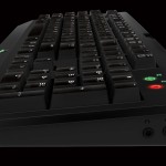 Вид сбоку на клавиатуру Razer BlackWidow 2013