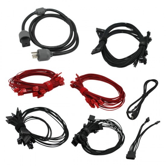 Cables that come bundled with the power supply