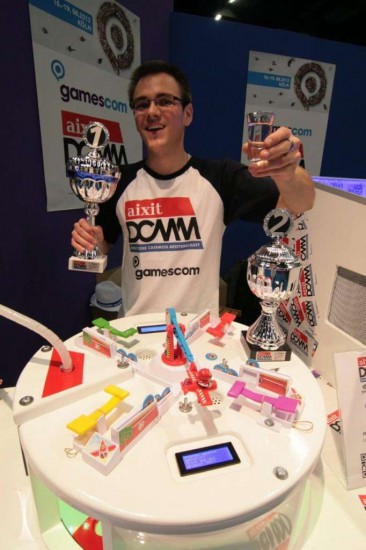 Matthias Streser with his Looping Louie Revolution modding project