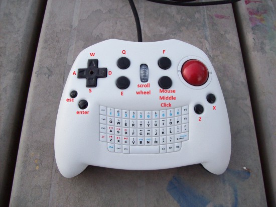 All of the controls on the top of KeyBall Controller V2