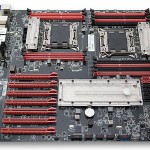 Акриловый вариант, установленный на EVGA SR-X