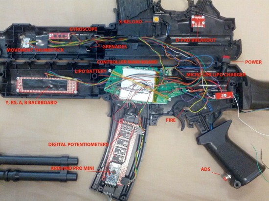 The inside of Harbingerx81's game controller