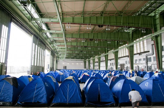 Lan party participants lived in tents, to be closer to their computers ;)