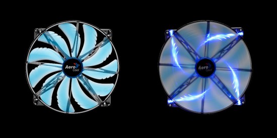 A blue version of the SilentMaster 200 case fan form AeroCool