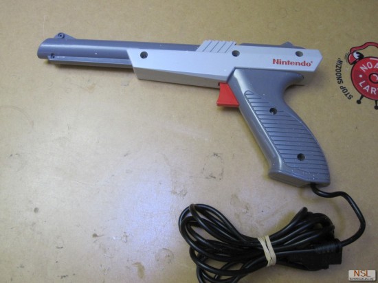 The original Zapper light gun from Nintendo