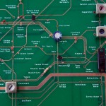 A close up on the circuit board