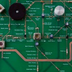 The PCB has a lot of components