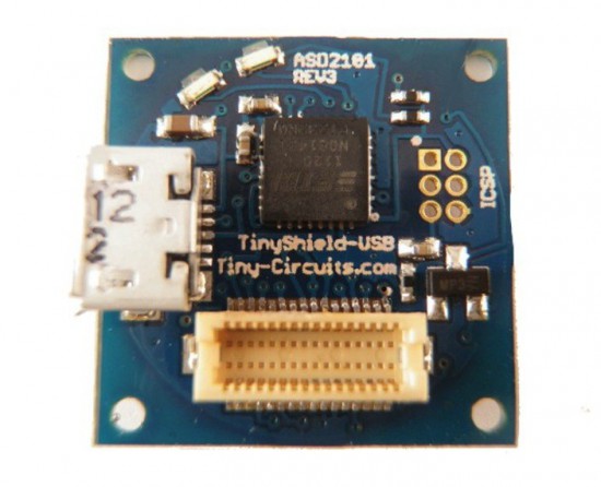 Плата расширения к TinyDuino, отвечающая за подключение к USB