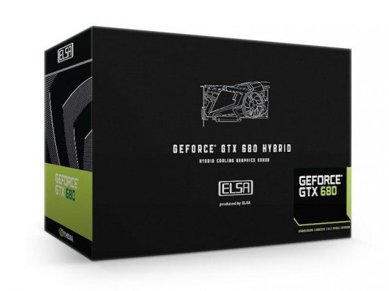 Стильная упаковка новой видеокарты ELSA GeForce GTX 680 Hybrid