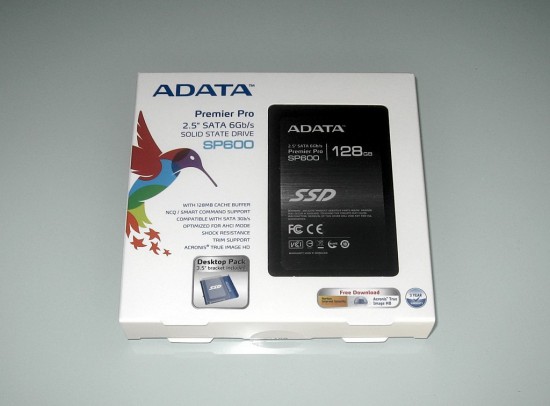 Упаковка твердотельного накопителя ADATA Premier Pro SP600