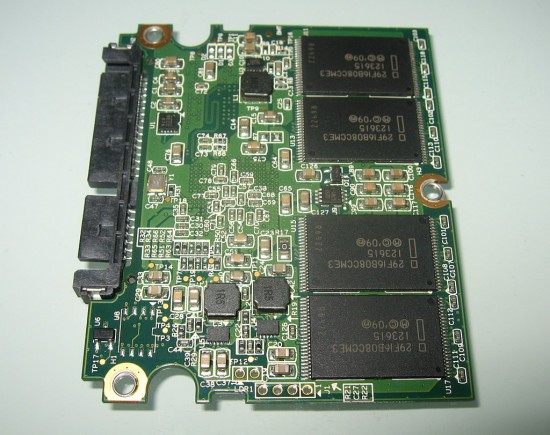 Chips on the back side of the PCB