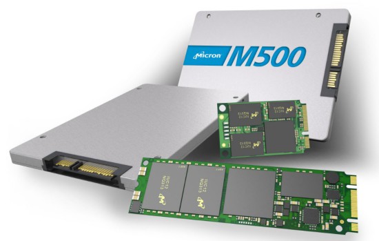 M500 solid-state drives will be available in different form-factors