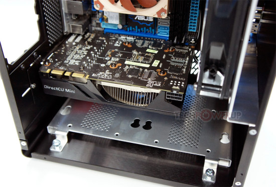Видеокарта GeForce GTX 670 DirectCU Mini не выступает за пределы материнских плат форм-фактора mini-ITX