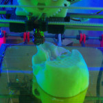 Печать черепа на 3D принтере