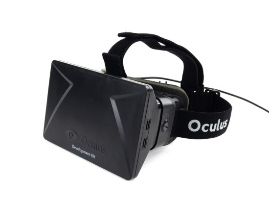 Общий вид виртуального шлема Oculus Rift