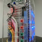 Вид спереди на 40-Node Raspi Cluster