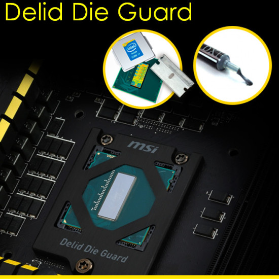Крепление Delid Die Guard для процессоров без теплораспределительной крышки