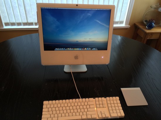 Общий вид готового моддинг проекта Ersterhernds iMac G5