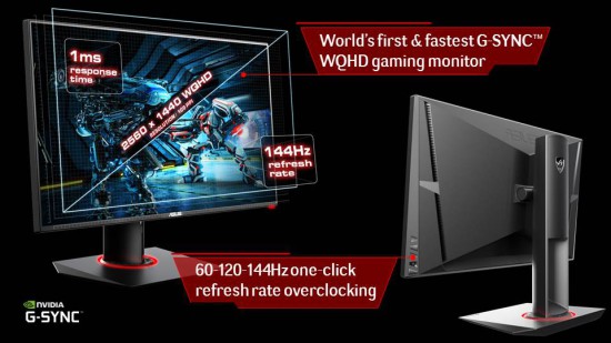 Информация про монитор ASUS Republic of Gamers (ROG) Swift PG278Q Gaming Monitor