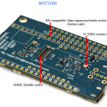 Описание компонентов ODROID-W, вид снизу