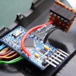 Вид вблизи на Arduino