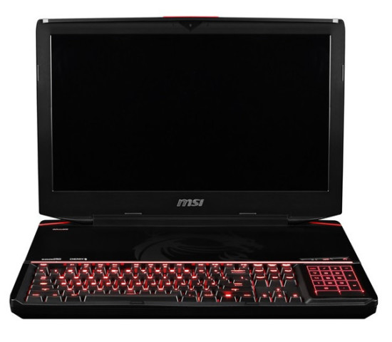 Общий вид игрового ноутбука MSI GT80 Titan