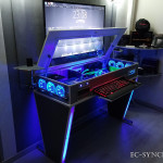 Ec-SYNCDESK Evo с поднятой столешницей