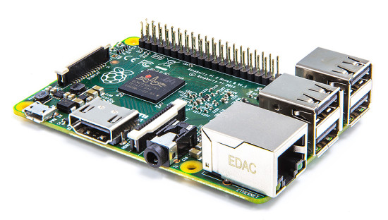 Общий вид одноплатного компьютера Raspberry Pi 2